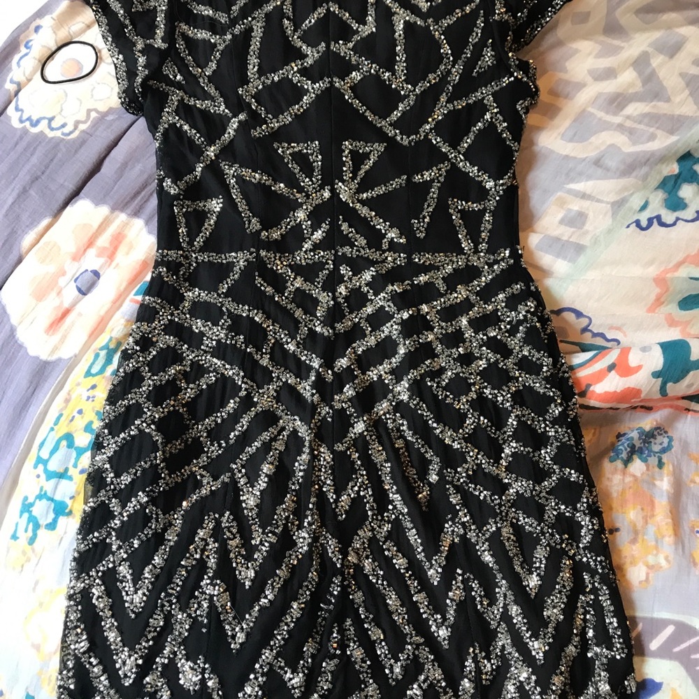 Parker Short Sleeve Beaded Dress - Picture 3 of 3